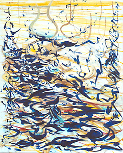 "Ohne Titel", 80 cm x 100 cm, Öl auf Leinwand, 2009